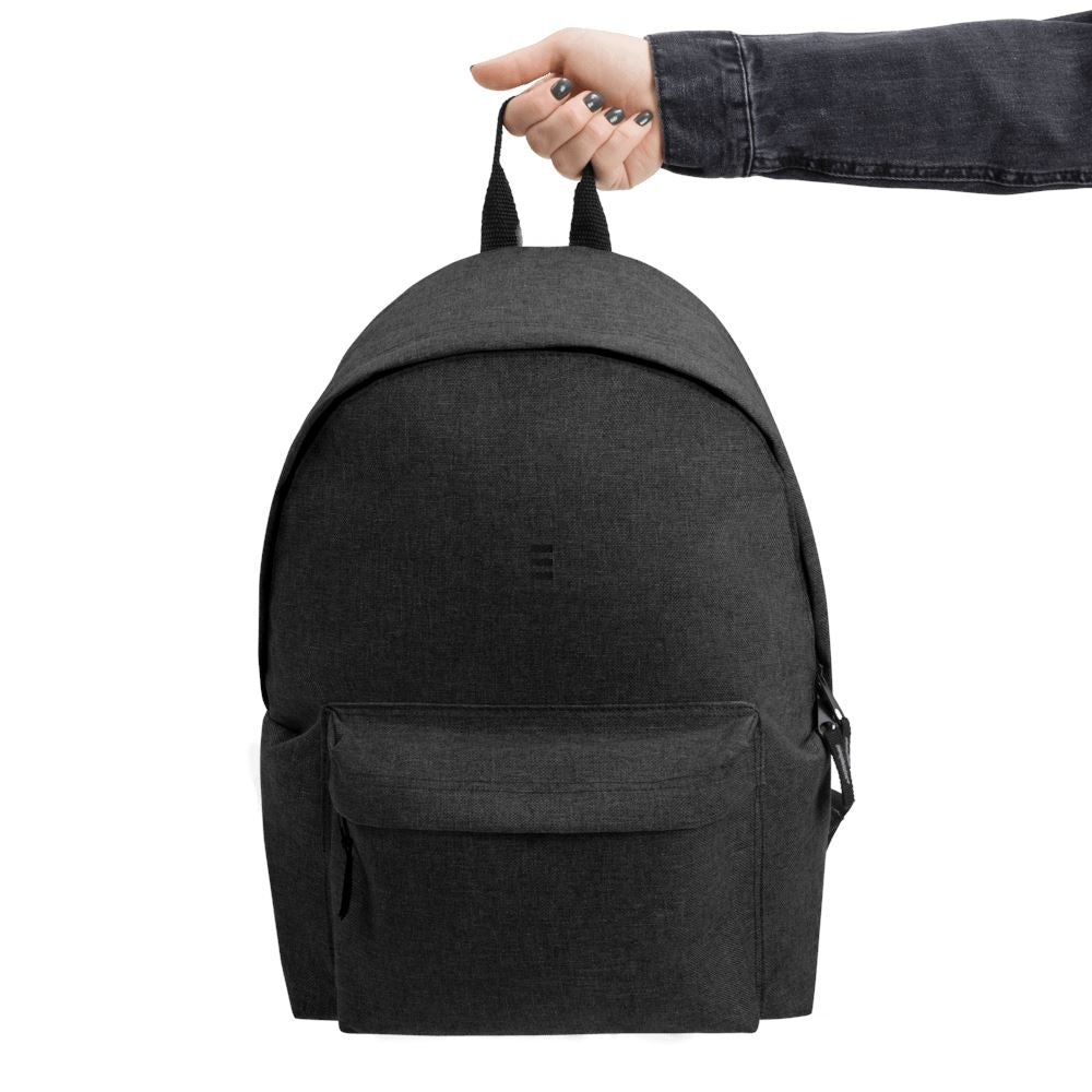EMBATTLED Kinetic Energy Embroidered Backpack Embattled Clothing Anthracite 
