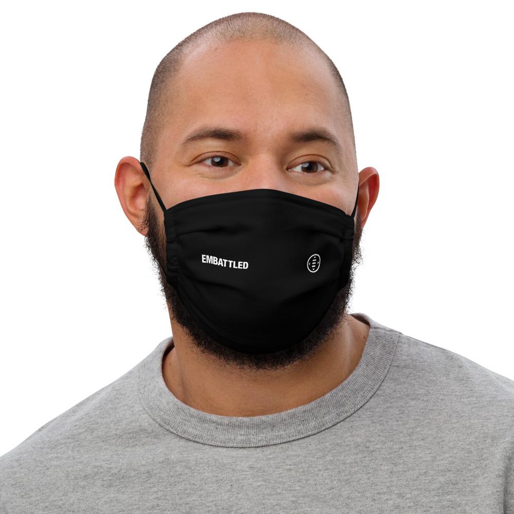 EMBATTLED LOGOTYPE 4.0 Face mask Embattled Clothing Black 