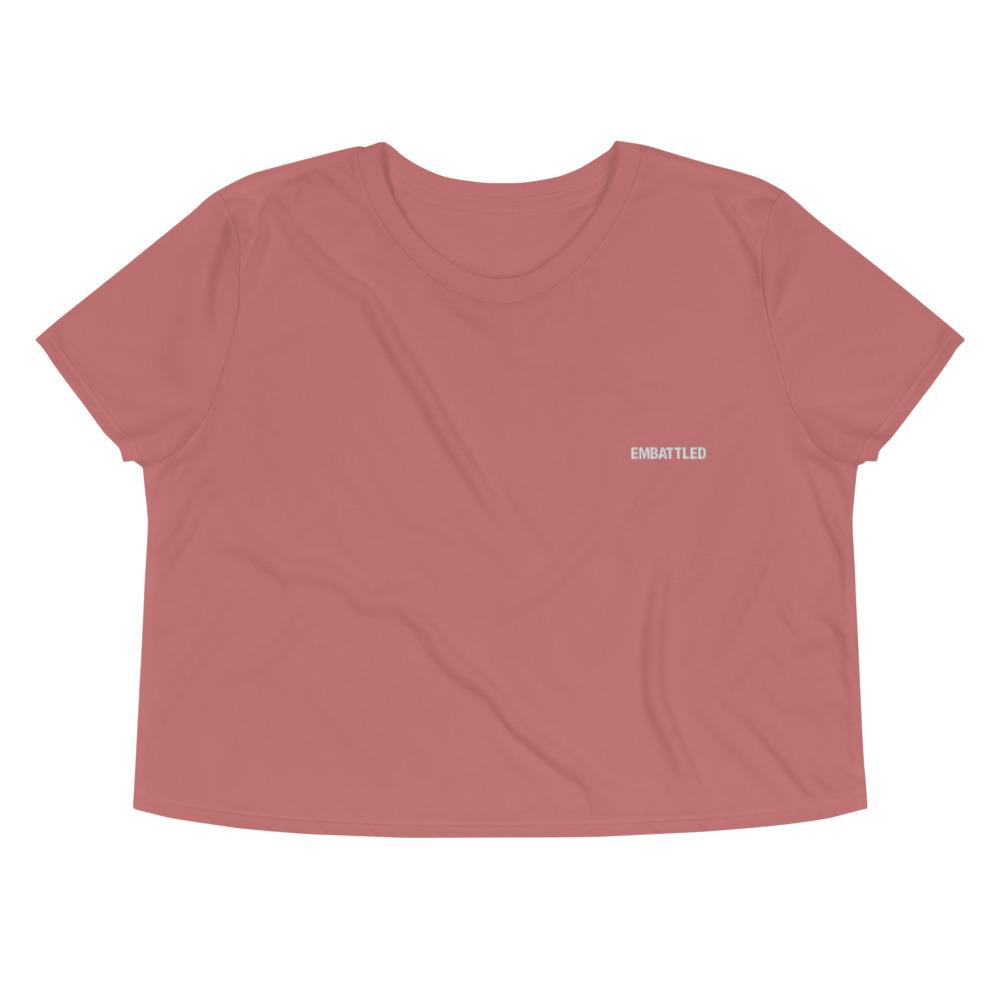 Embattled Neo-Type Crop Tee Embattled Clothing Mauve S 