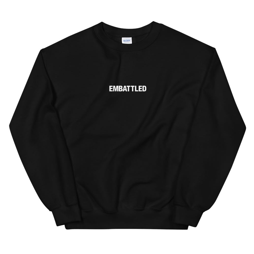 EMBATTLED ORIGINAL ICON Sweatshirt Embattled Clothing Black S 