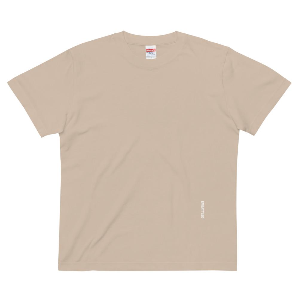 EMBATTLED TYPE 5600Q quality tee Embattled Clothing Light Beige S 