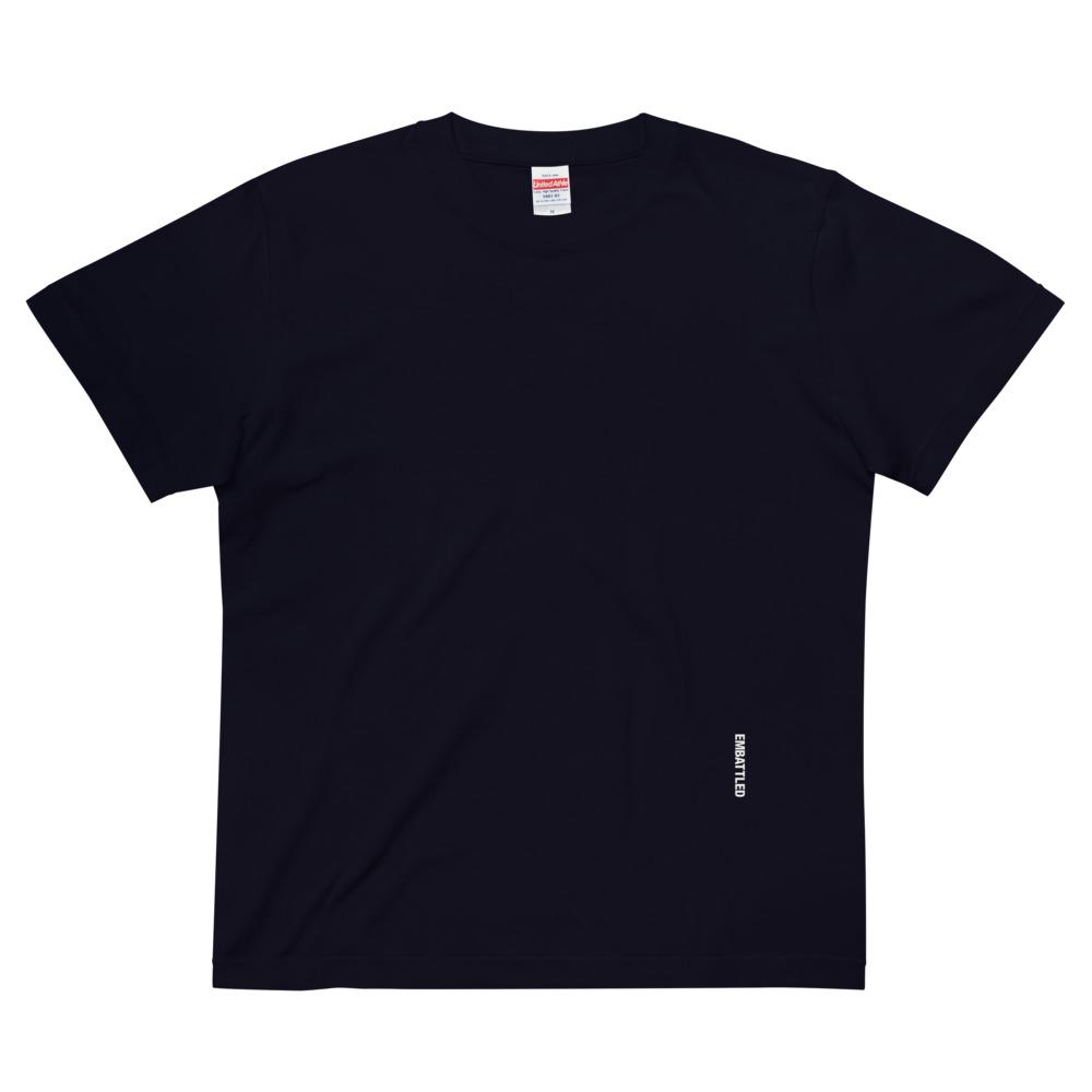 EMBATTLED TYPE 5600Q quality tee Embattled Clothing Navy S 