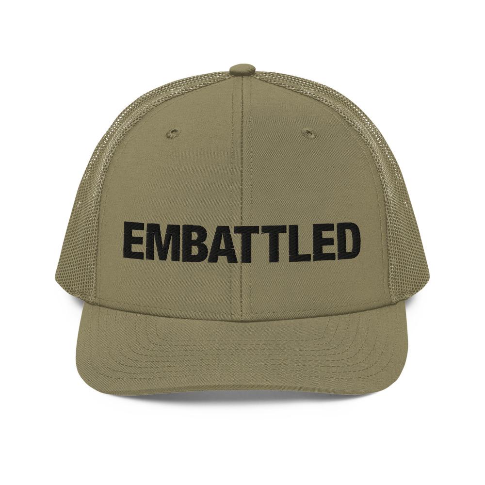 EMBATTLED TYPOGRAPHY Trucker Cap Embattled Clothing Loden 