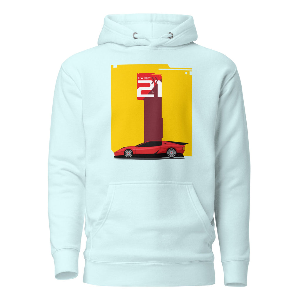 EV RACING CREW- TRACK ATTACK 2.0 Hoodie Embattled Clothing Sky Blue S 