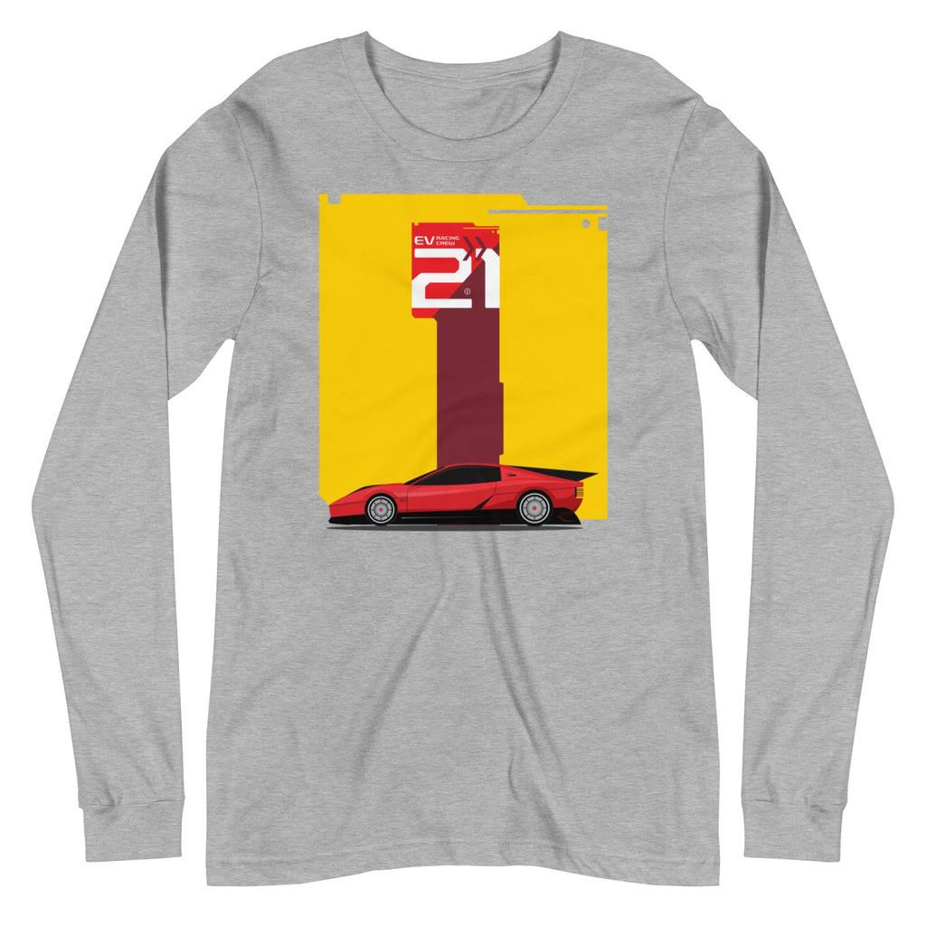 EV RACING CREW- TRACK ATTACK 2.0 Long Sleeve Tee Embattled Clothing Athletic Heather XS 