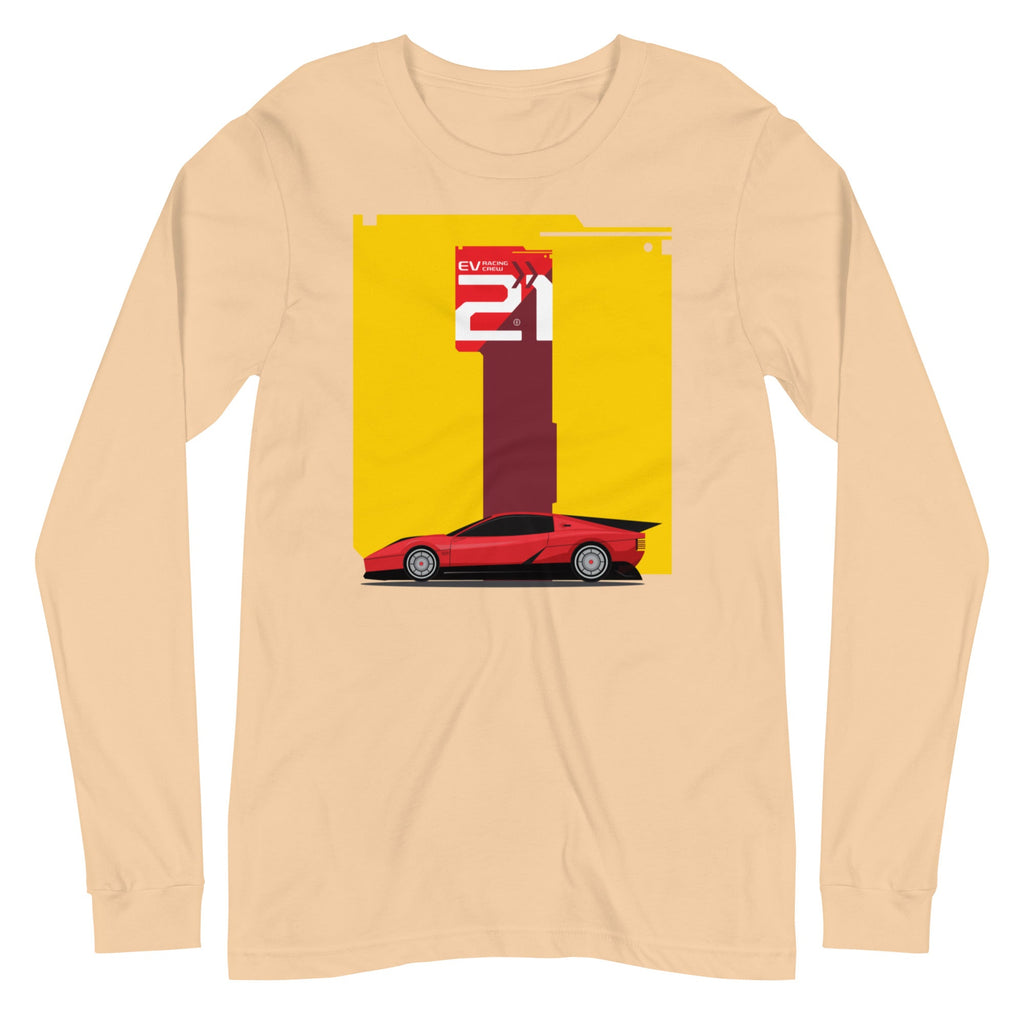EV RACING CREW- TRACK ATTACK 2.0 Long Sleeve Tee Embattled Clothing Sand Dune XS 