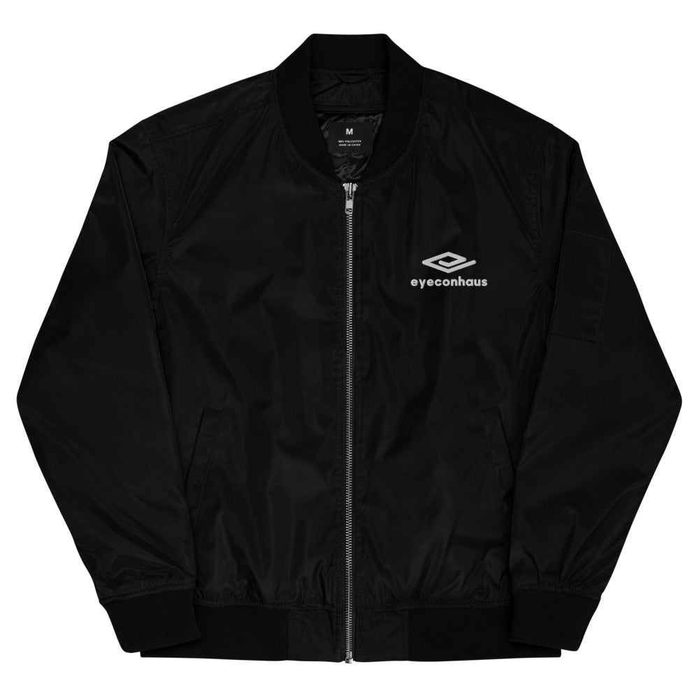 EYECONHAUS Premium recycled bomber jacket Embattled Clothing Black XS 