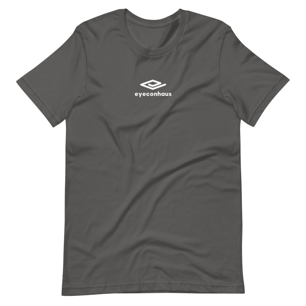 eyeconhaus - We Build Iconic Brands 2.0 Short-Sleeve Unisex T-Shirt Embattled Clothing Asphalt S 