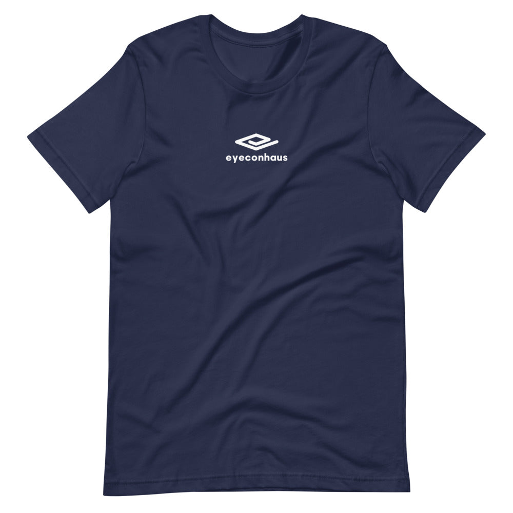 eyeconhaus - We Build Iconic Brands 2.0 Short-Sleeve Unisex T-Shirt Embattled Clothing Navy XS 