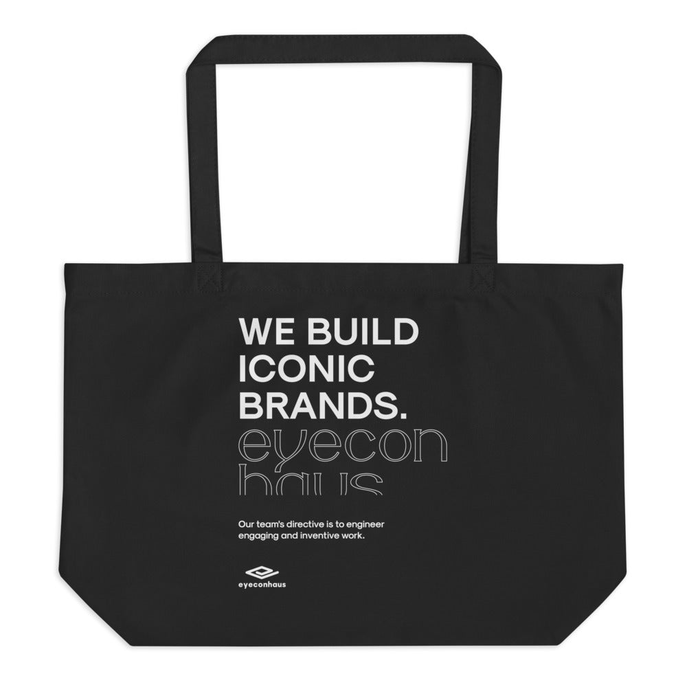 eyeconhaus - We Build Iconic Brands Large organic tote bag Embattled Clothing 
