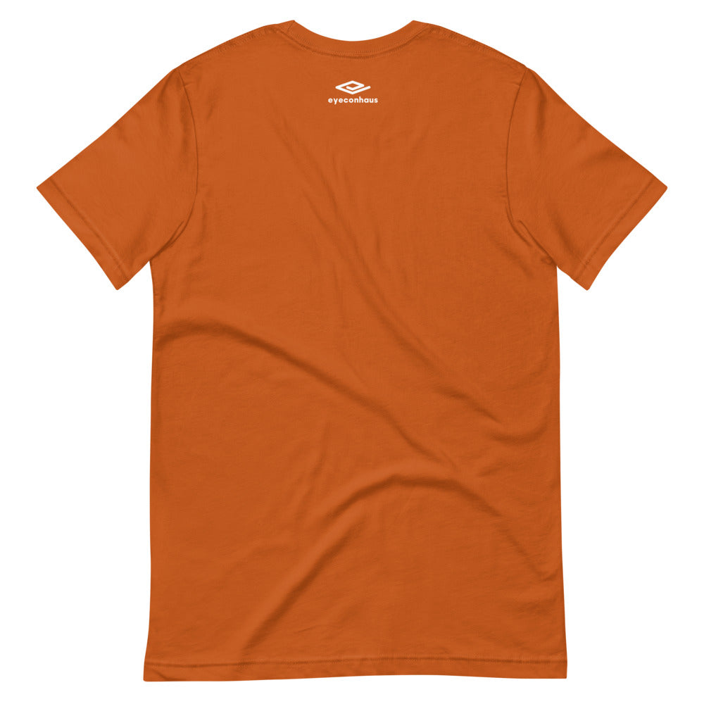 eyeconhaus - We Build Iconic Brands Minimalist Short-Sleeve Unisex T-Shirt Embattled Clothing 