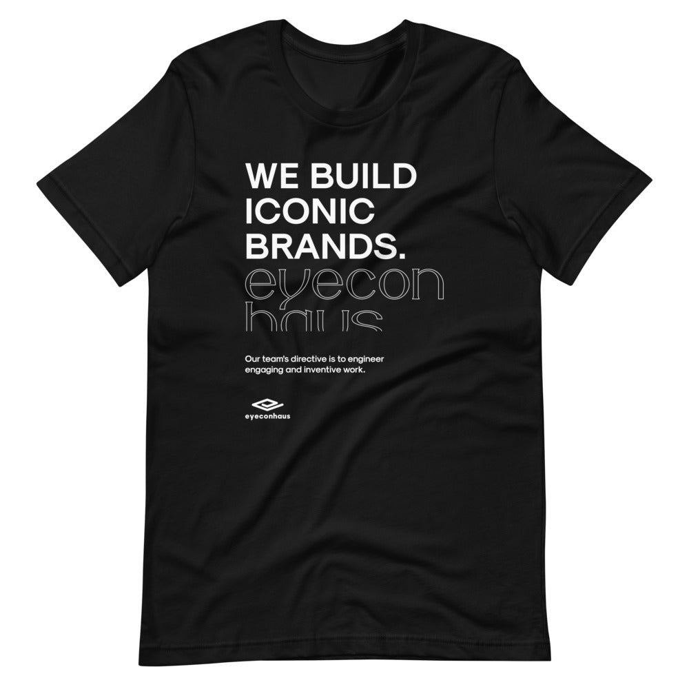 eyeconhaus - we build iconic brands Short-Sleeve Unisex T-Shirt Embattled Clothing Black XS 