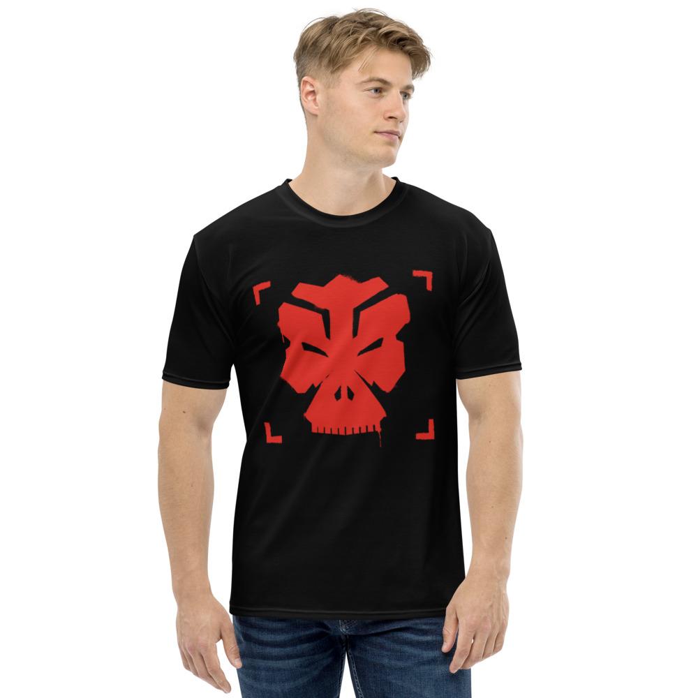 FIGHT THE MEGACORPS (CYBER RED) Men's T-shirt Embattled Clothing XS 