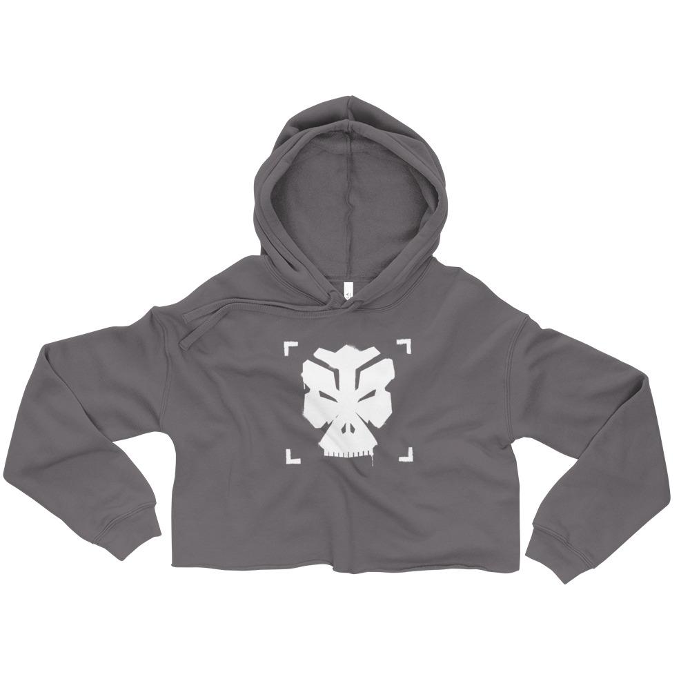 FIGHT THE MEGACORPS P1 Crop Hoodie Embattled Clothing Storm S 