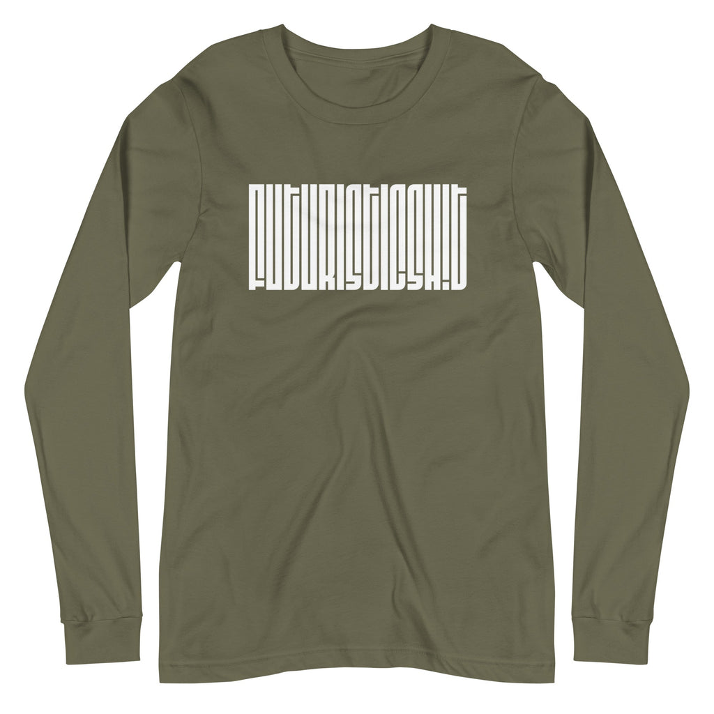 FUTURISTIC SH!T Long Sleeve Tee Embattled Clothing Military Green XS 