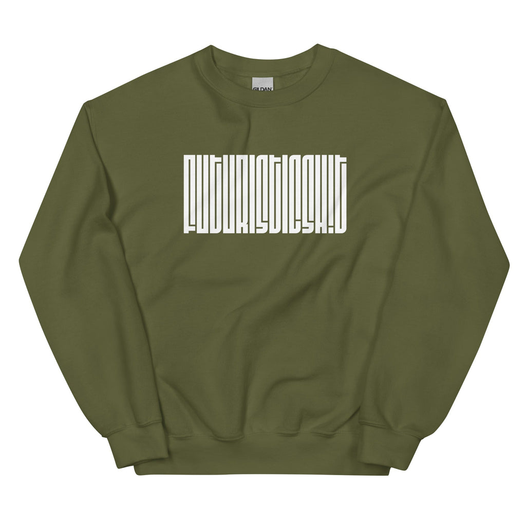 FUTURISTIC SH!T Sweatshirt Embattled Clothing Military Green S 