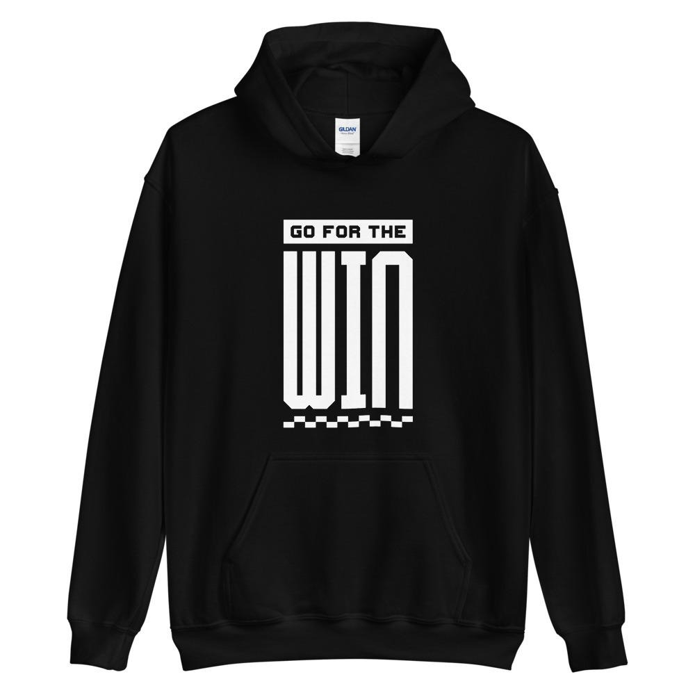 GO FOR THE WIN Hoodie Embattled Clothing Black S 