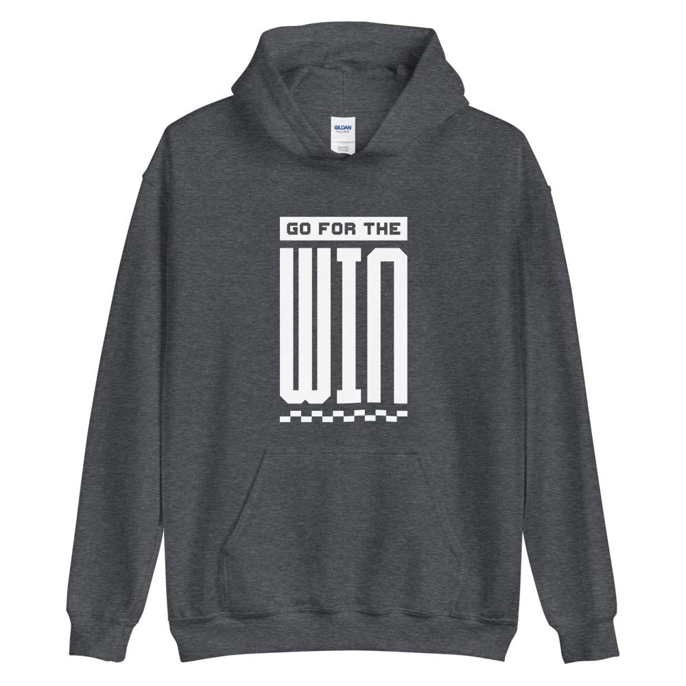 GO FOR THE WIN Hoodie Embattled Clothing Dark Heather S 
