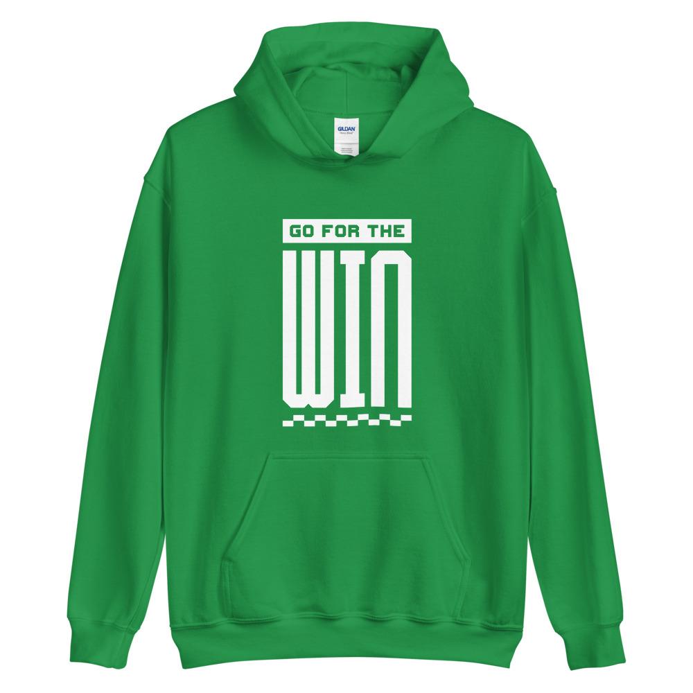 GO FOR THE WIN Hoodie Embattled Clothing Irish Green S 