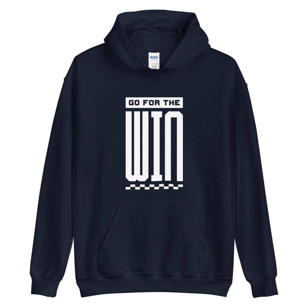 GO FOR THE WIN Hoodie Embattled Clothing Navy S 