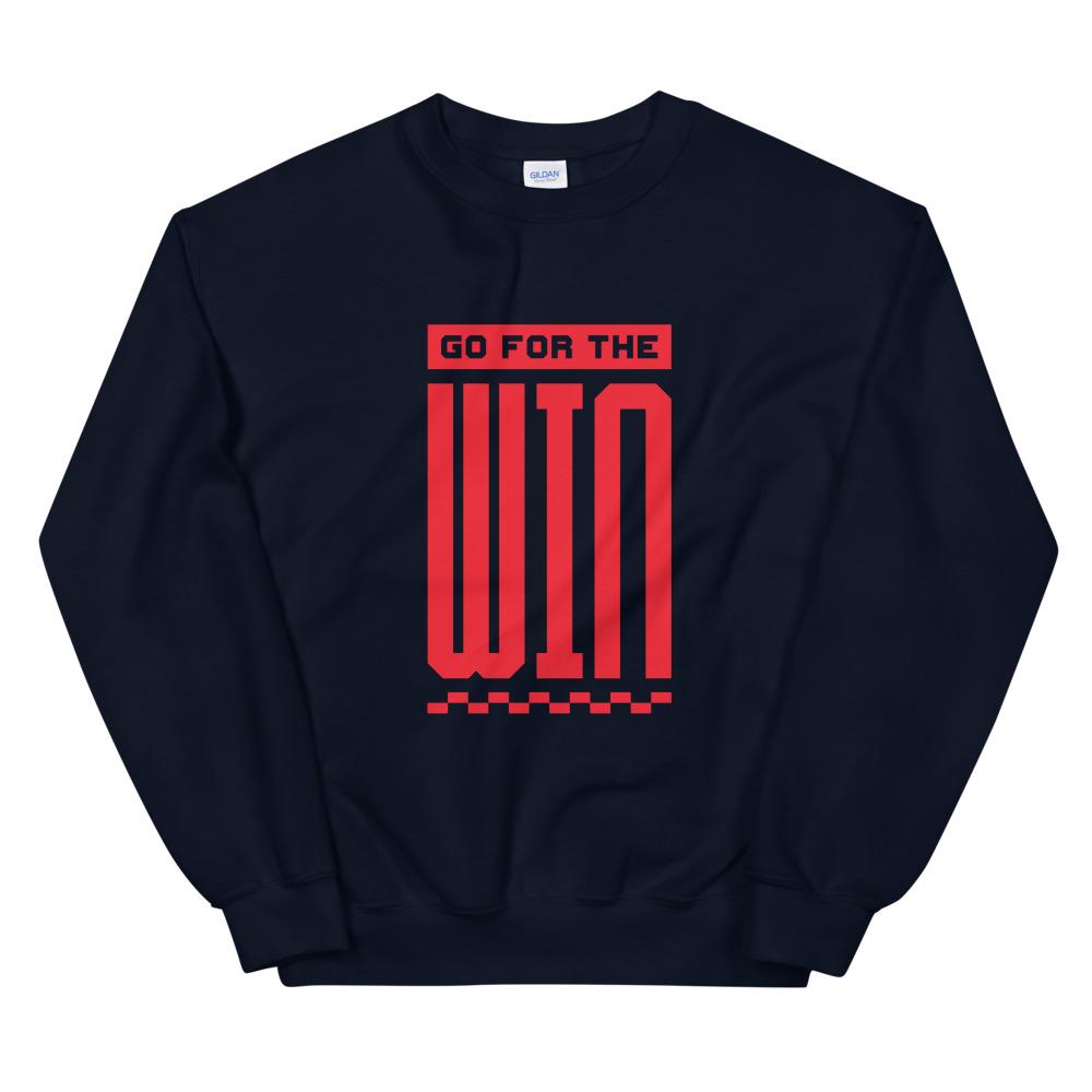 GO FOR THE WIN Sweatshirt Embattled Clothing Navy S 