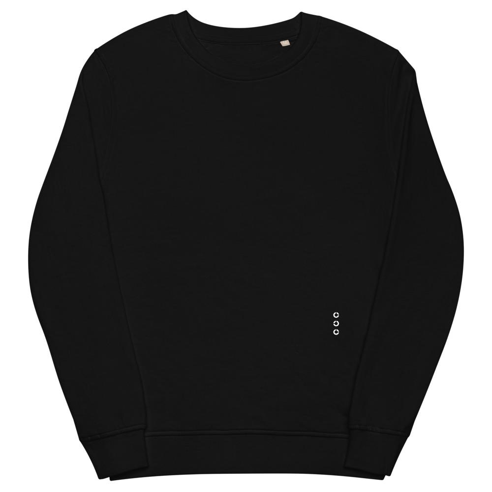 HOROLOGY MASTER organic sweatshirt Embattled Clothing Black S 