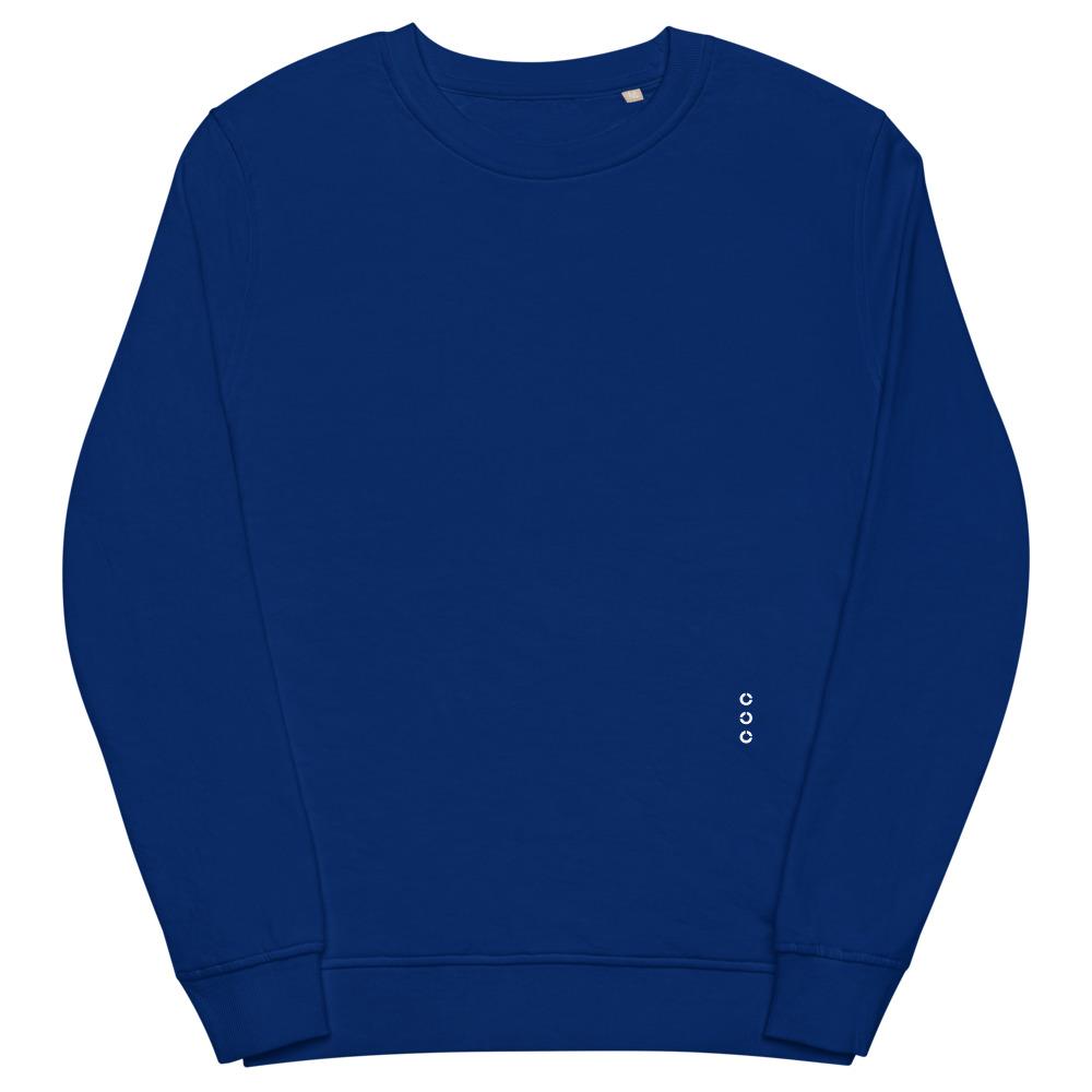 HOROLOGY MASTER organic sweatshirt Embattled Clothing Royal Blue S 