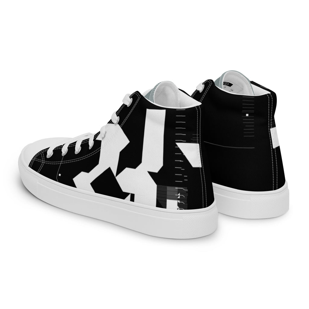 HYPR-CYBR 001 Men’s high top canvas shoes Embattled Clothing 