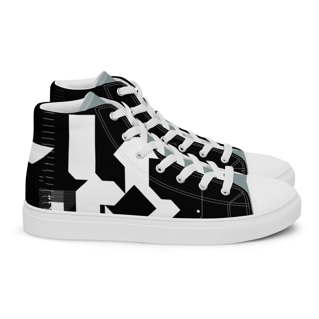 HYPR-CYBR 001 Men’s high top canvas shoes Embattled Clothing 