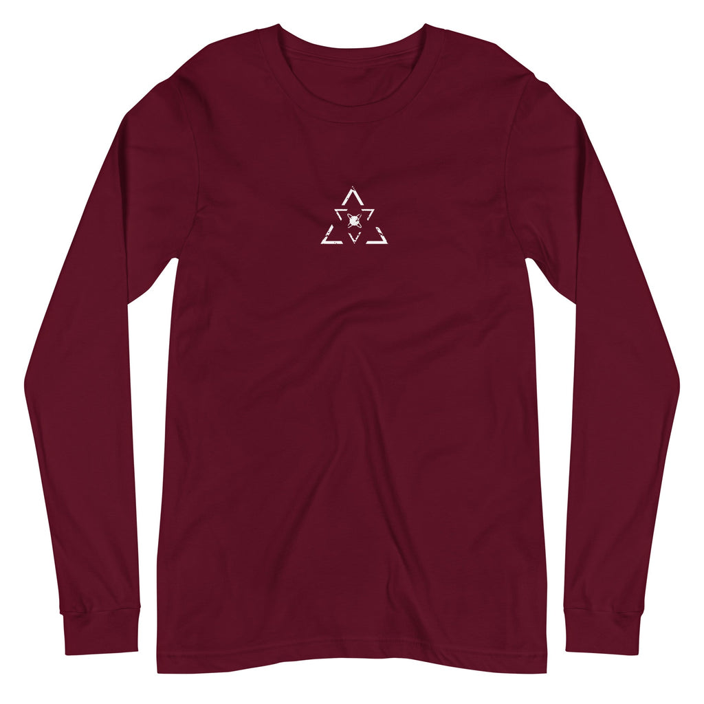 INTERGALACTIC SPICE TRADER Long Sleeve Tee Embattled Clothing Maroon XS 