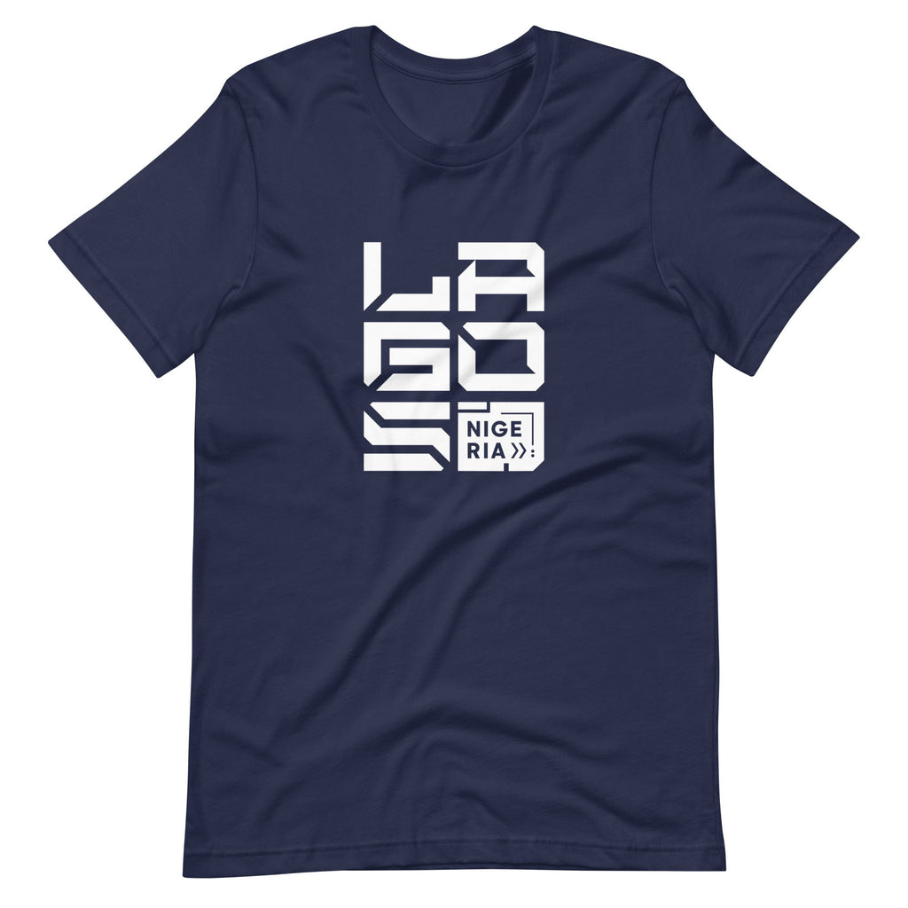 LAGOS CYBER-ID t-shirt Embattled Clothing Navy XS 