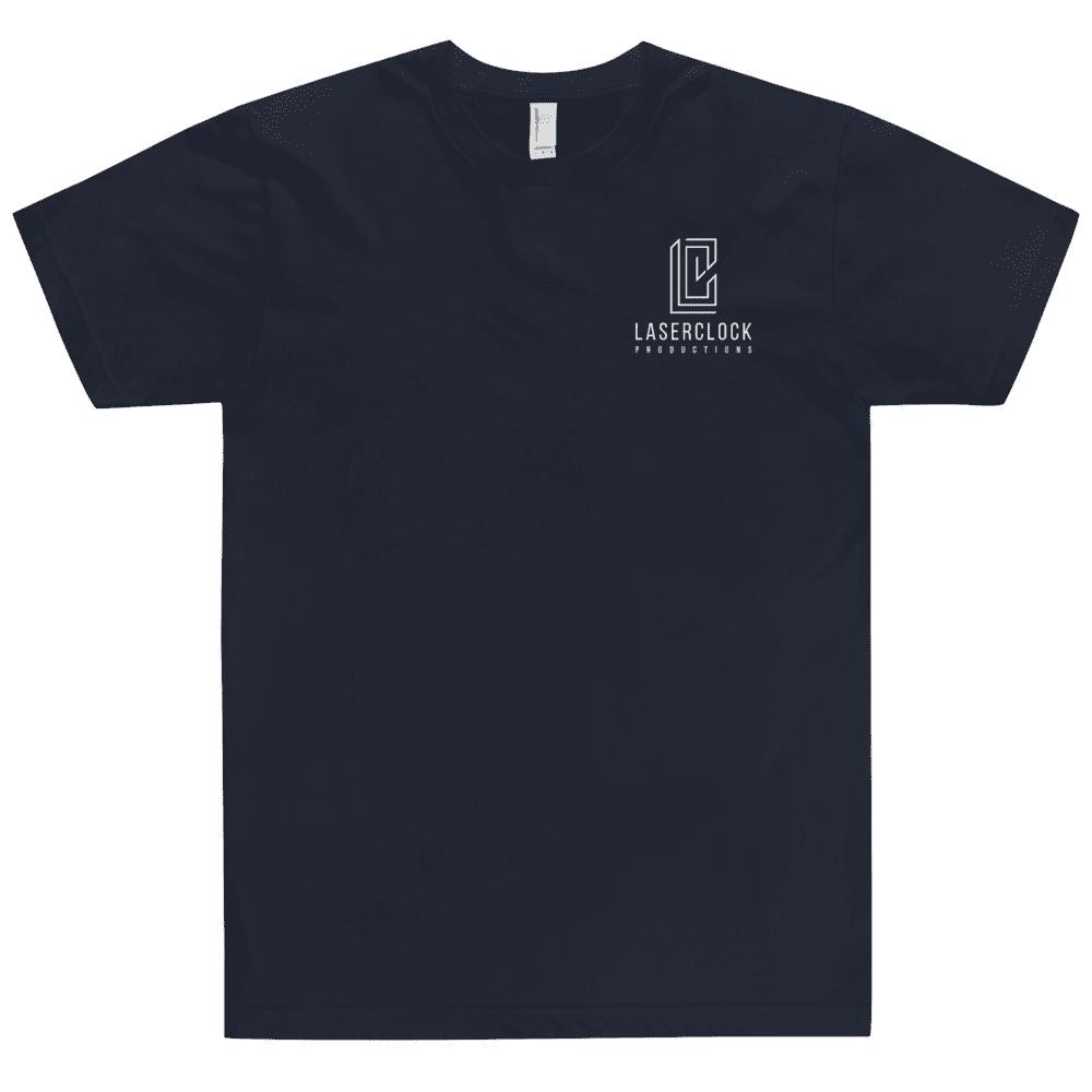 LASERCLOCK PRODUCTIONS PREMIUM LOGO T-Shirt T-Shirt Embattled Clothing Navy XS 