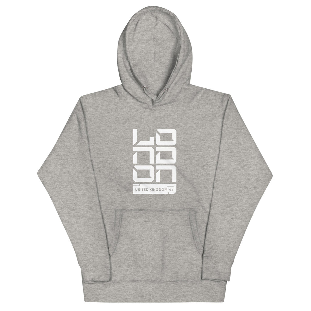 LONDON CYBER-ID Hoodie Embattled Clothing Carbon Grey S 