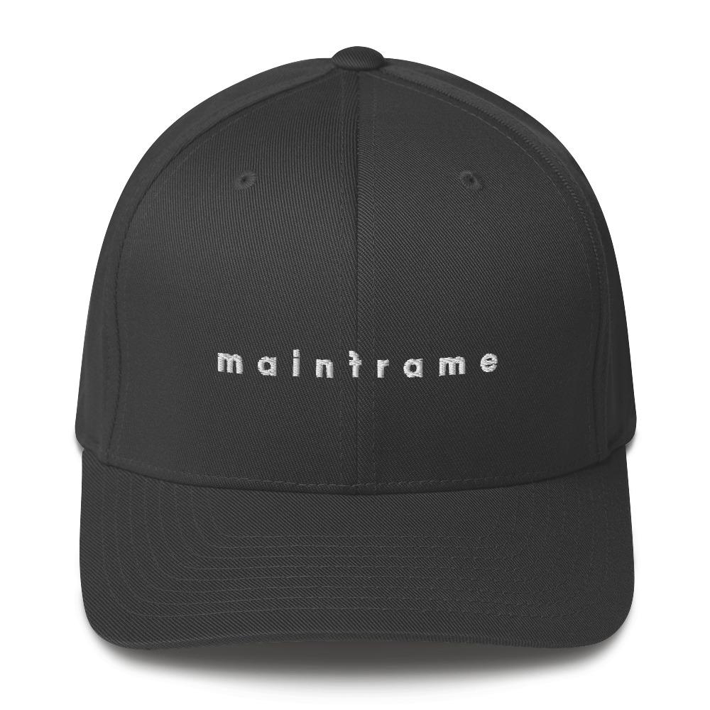 MAINFRAME Structured Twill Cap Embattled Clothing Dark Grey S/M 