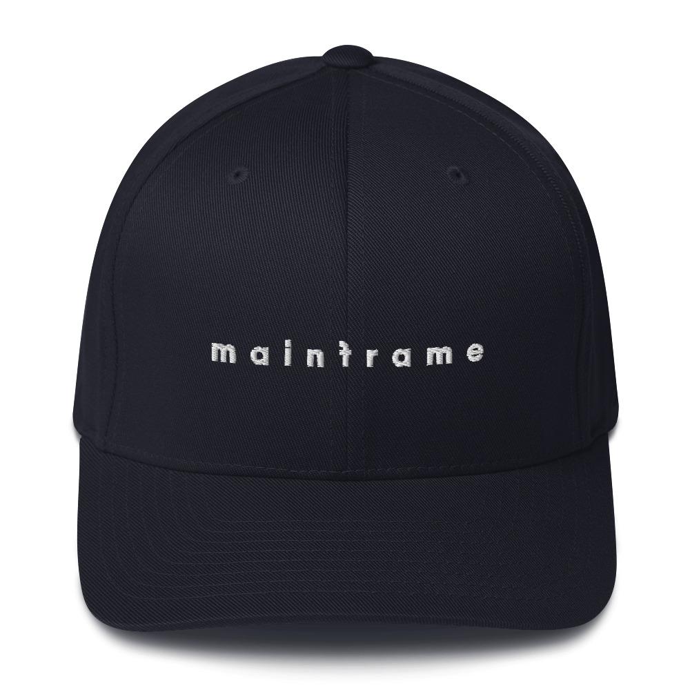 MAINFRAME Structured Twill Cap Embattled Clothing Dark Navy S/M 