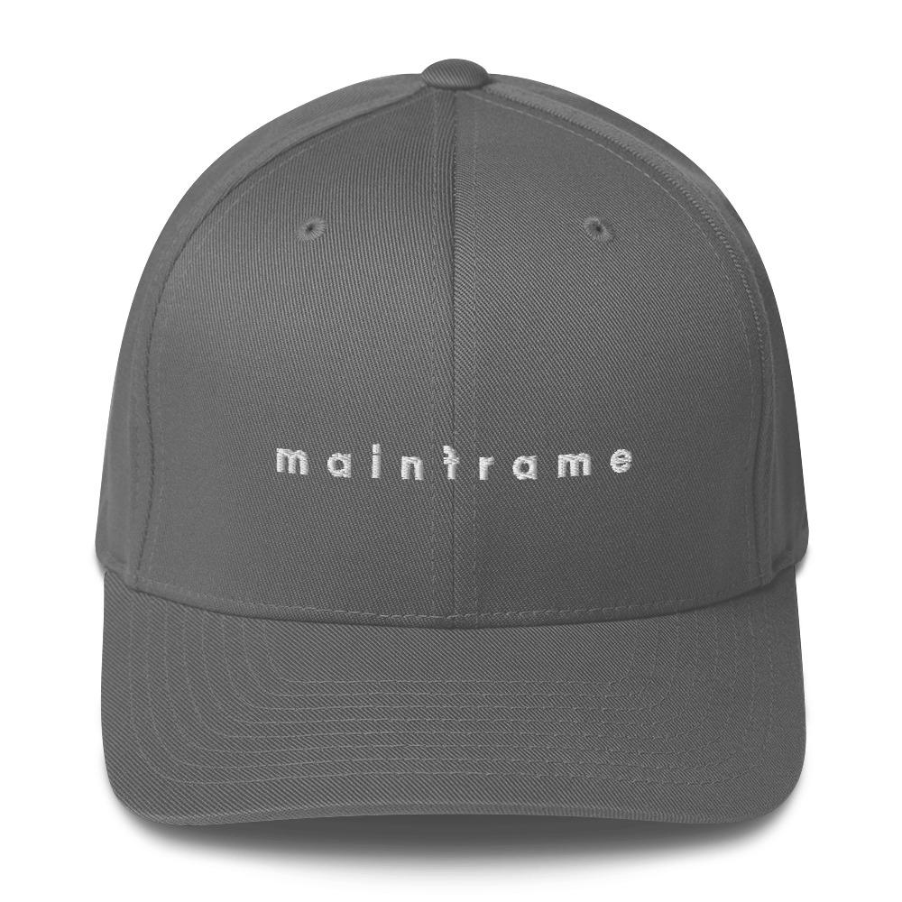 MAINFRAME Structured Twill Cap Embattled Clothing Grey S/M 
