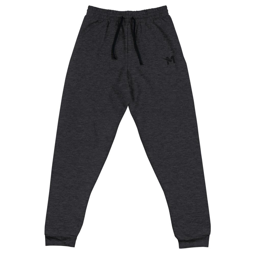 METEORYTE S1 EMBROIDERED Joggers Embattled Clothing Black Heather S 