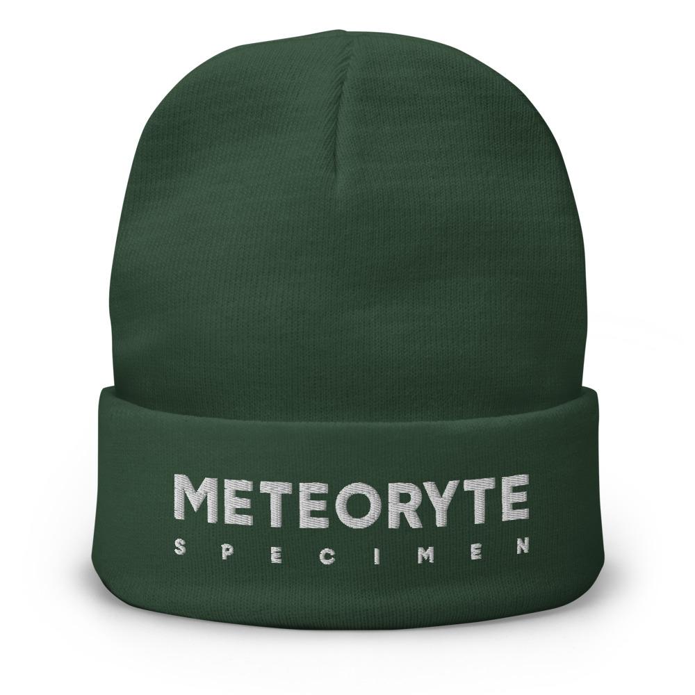 METEORYTE - TYPE 1 Embroidered Beanie Embattled Clothing Dark green 