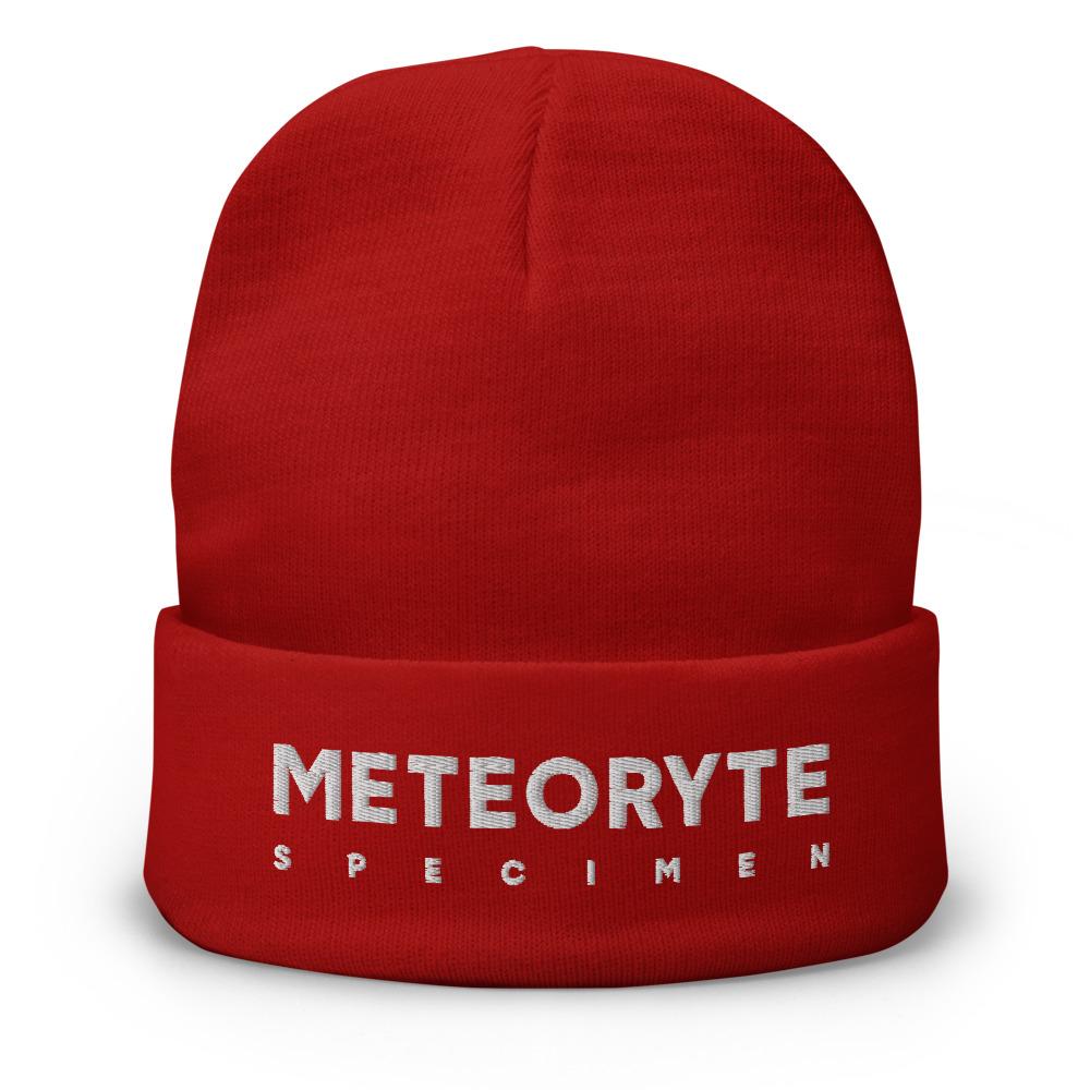 METEORYTE - TYPE 1 Embroidered Beanie Embattled Clothing Red 