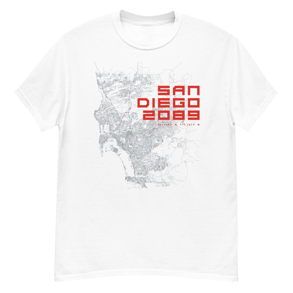 NEO SAN DIEGO 2089 Men's heavyweight tee Embattled Clothing White S 