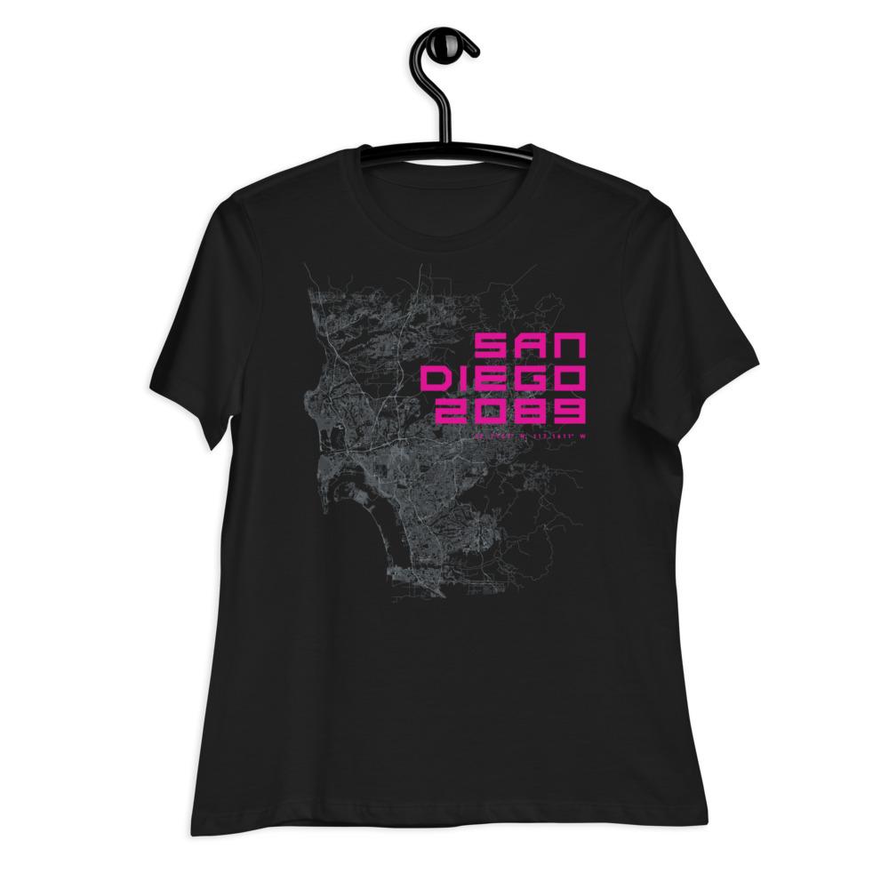 NEO SAN DIEGO 2089 Women's Relaxed T-Shirt Embattled Clothing 
