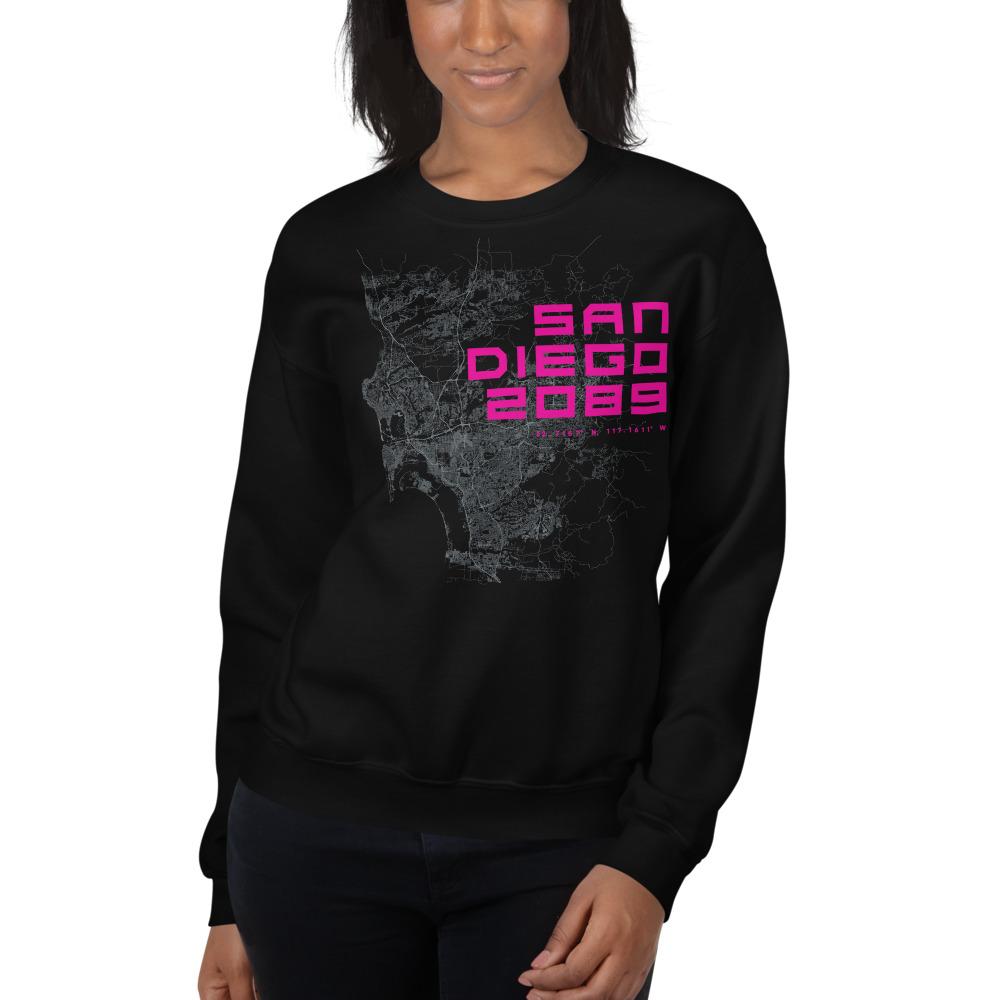 NEO SAN DIEGO 2089 Women's Sweatshirt Embattled Clothing Black S 