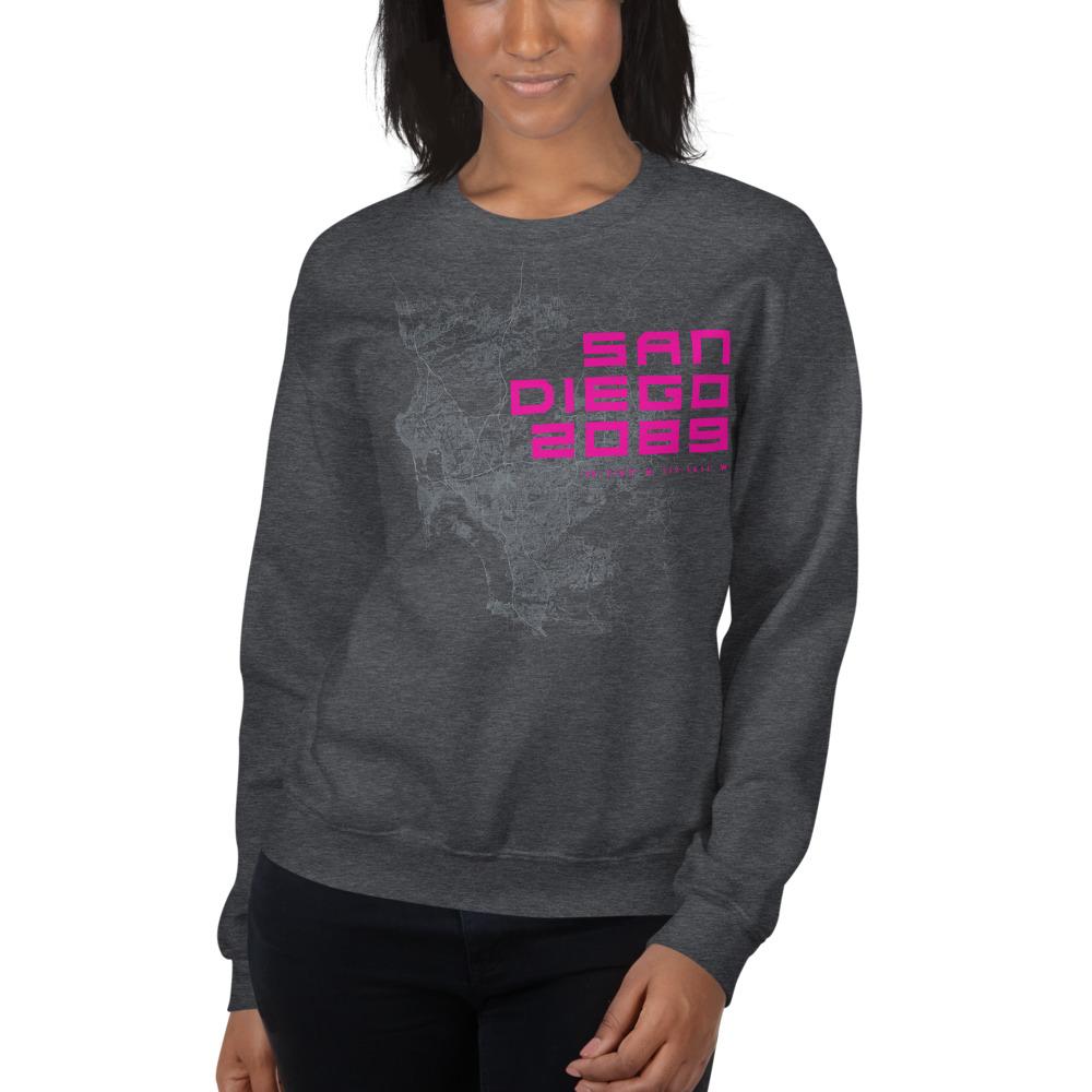 NEO SAN DIEGO 2089 Women's Sweatshirt Embattled Clothing Dark Heather S 