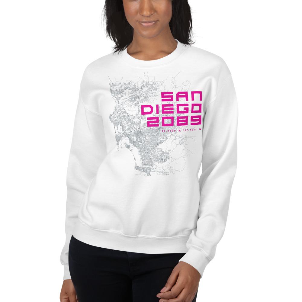 NEO SAN DIEGO 2089 Women's Sweatshirt Embattled Clothing White S 