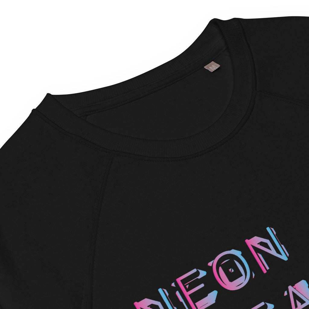 NEON DREAMS SILICON REALITIES organic raglan sweatshirt Embattled Clothing 