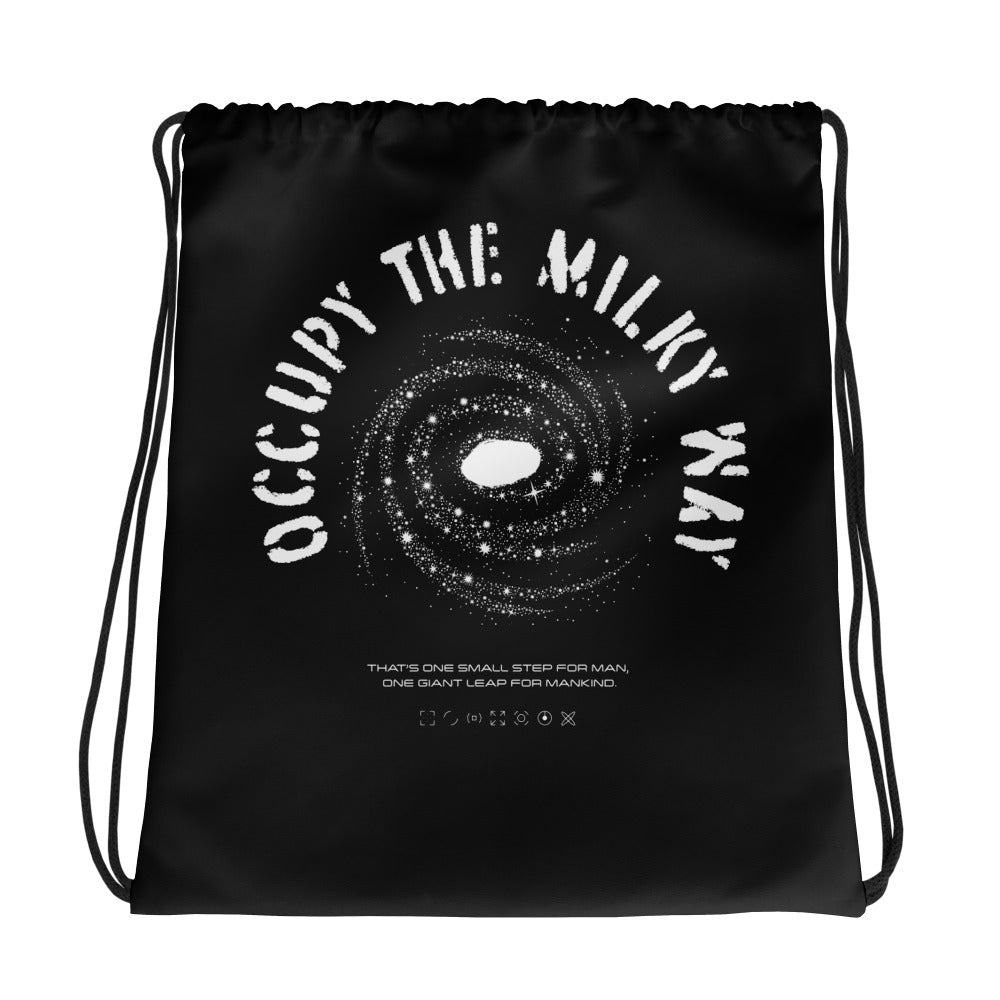 OCCUPY THE MILKY WAY Drawstring bag Embattled Clothing 