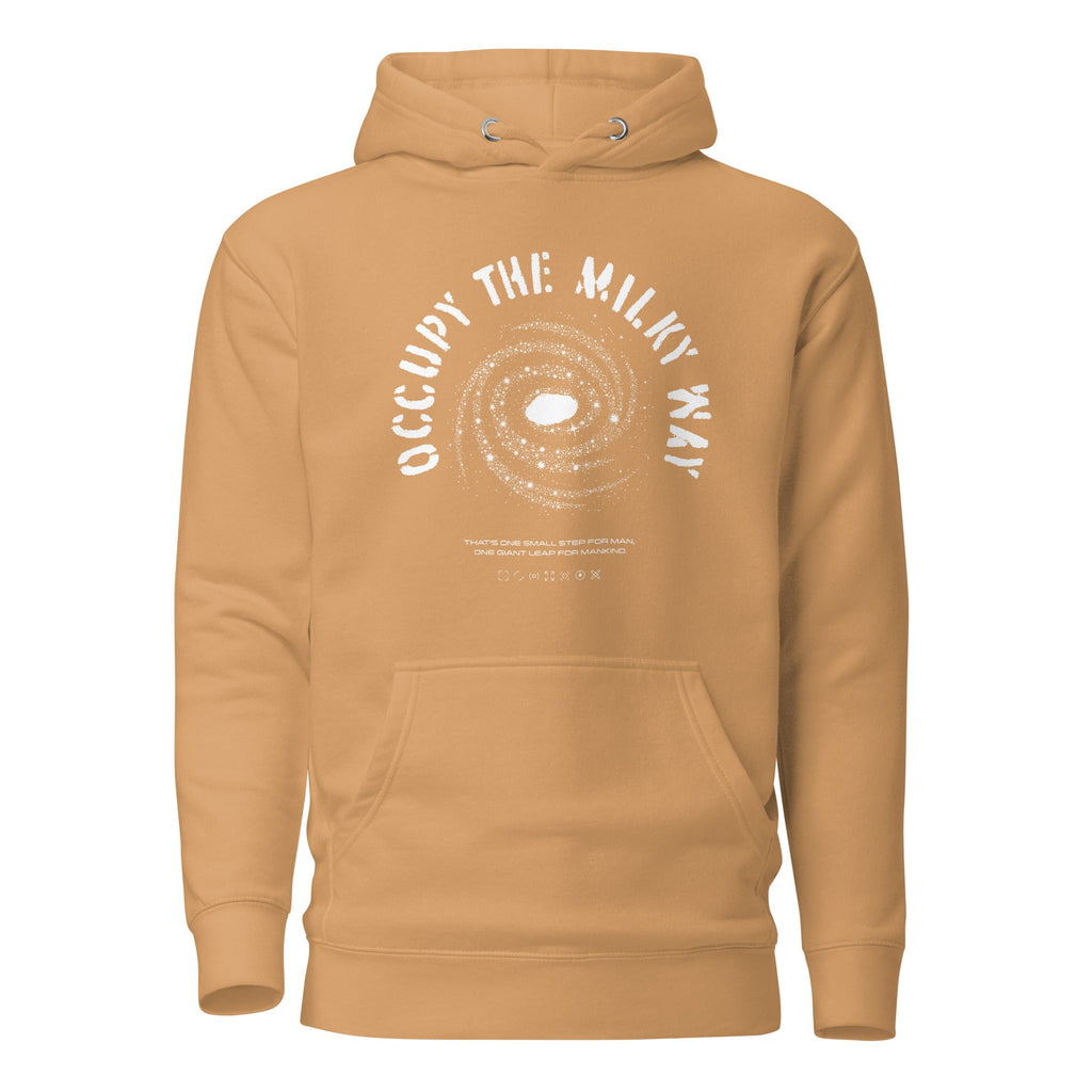 OCCUPY THE MILKY WAY Hoodie Embattled Clothing Khaki S 