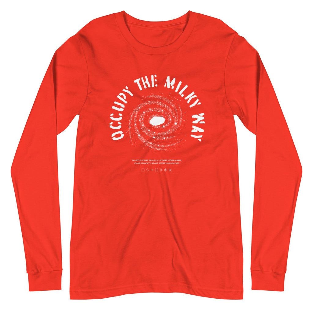 OCCUPY THE MILKY WAY Long Sleeve Tee Embattled Clothing Poppy XS 