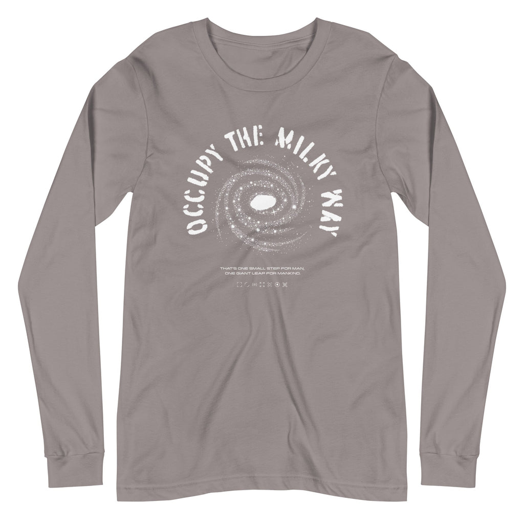 OCCUPY THE MILKY WAY Long Sleeve Tee Embattled Clothing Storm XS 