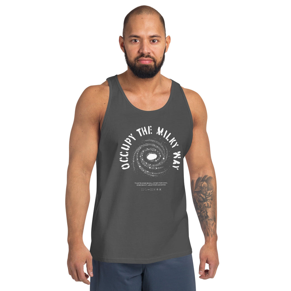 OCCUPY THE MILKY WAY Tank Top Embattled Clothing Asphalt XS 